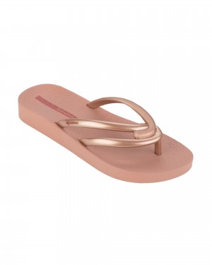 Ipanema Comfy Teenslippers Dames Roze Metal Roze | 47180-XFPH