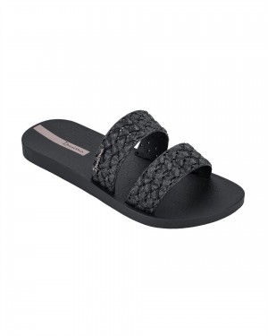 Ipanema Renda Badslippers Dames Zwart Zwart | 97601-RFXC