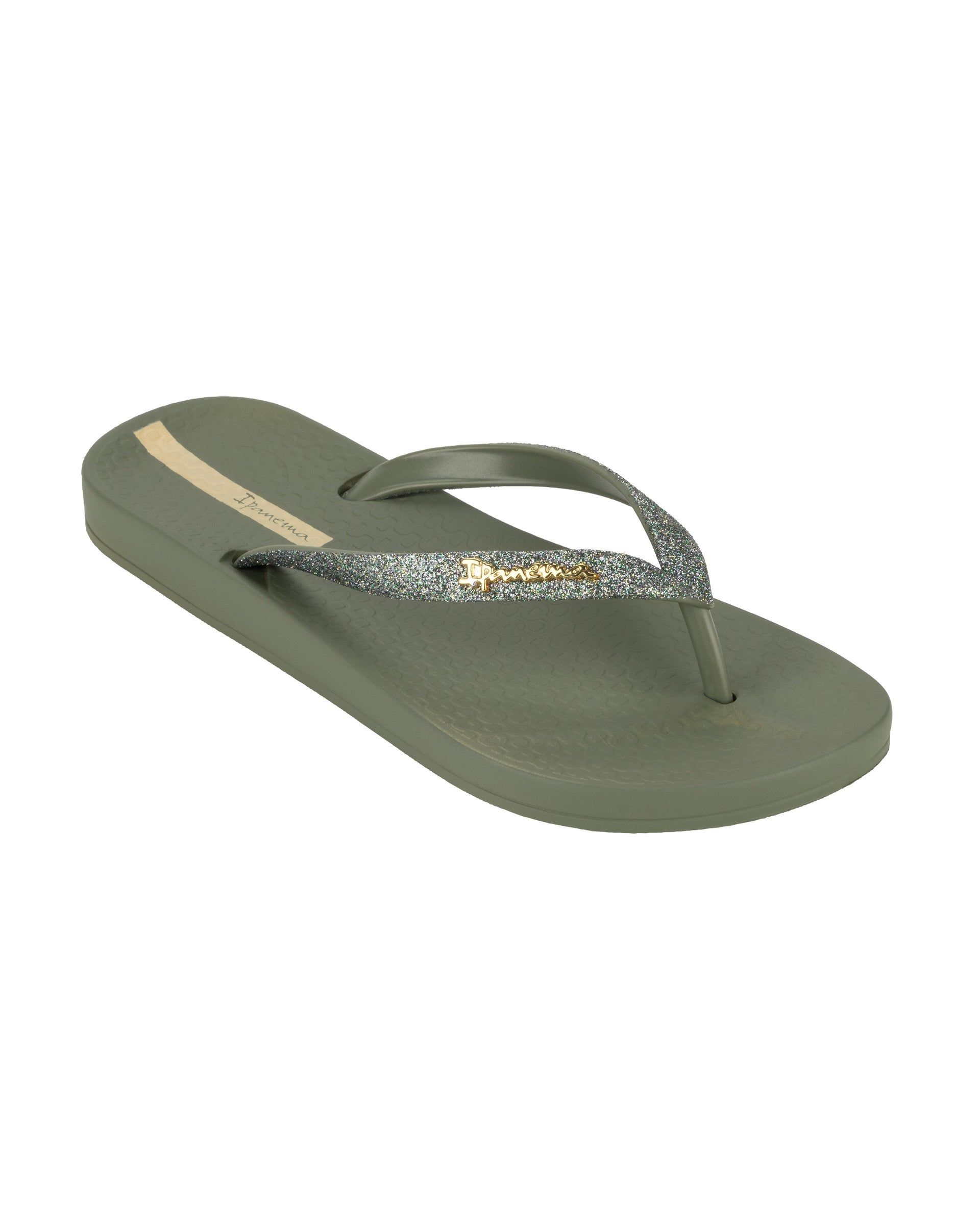 Ipanema Ana Sparkle Teenslippers Dames Groen Groen | 85796-QZGO