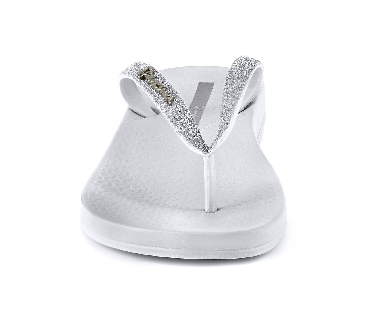 Ipanema Ana Sparkle Teenslippers Dames Wit Zilver | 49765-CZBQ