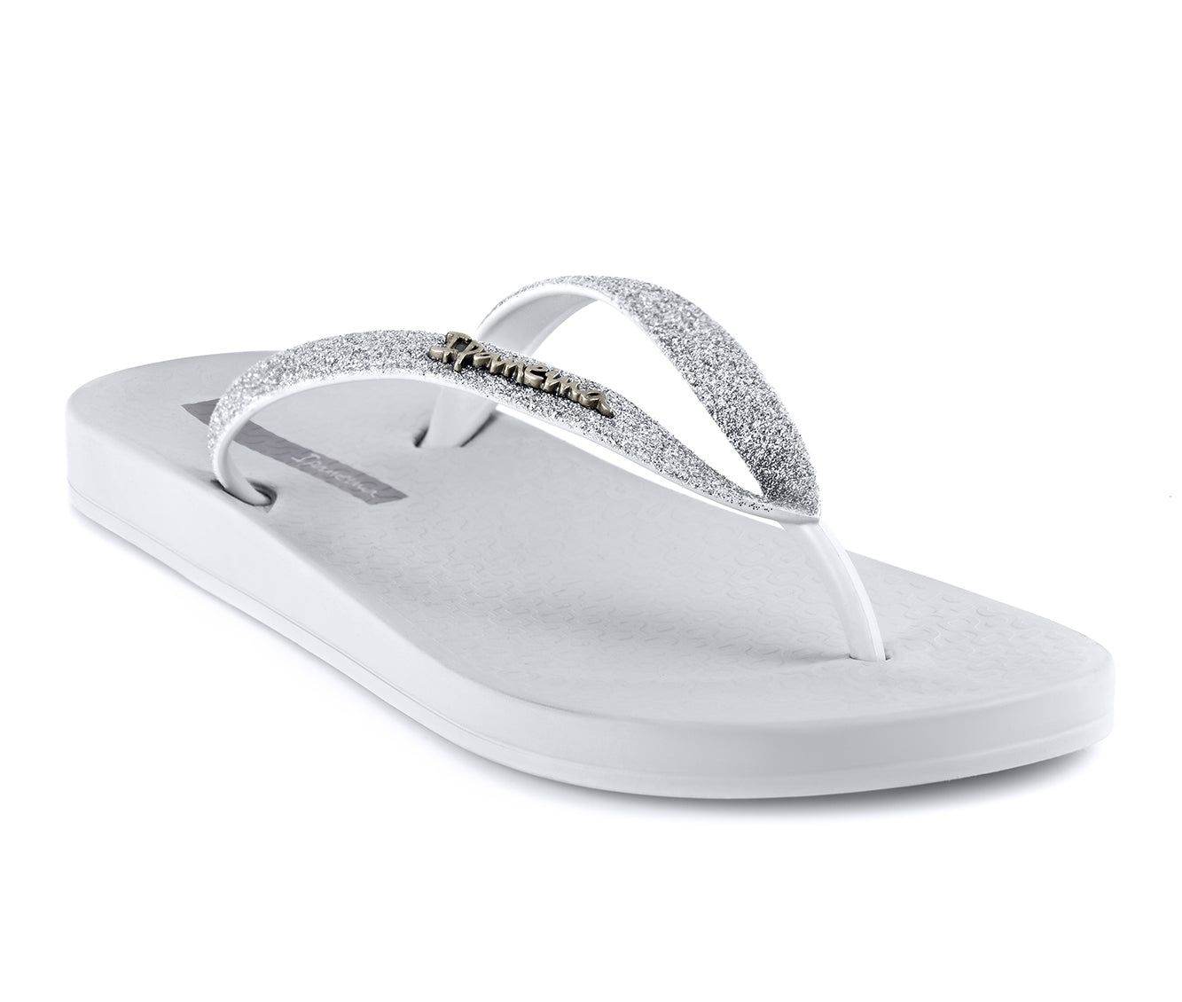 Ipanema Ana Sparkle Teenslippers Dames Wit Zilver | 49765-CZBQ