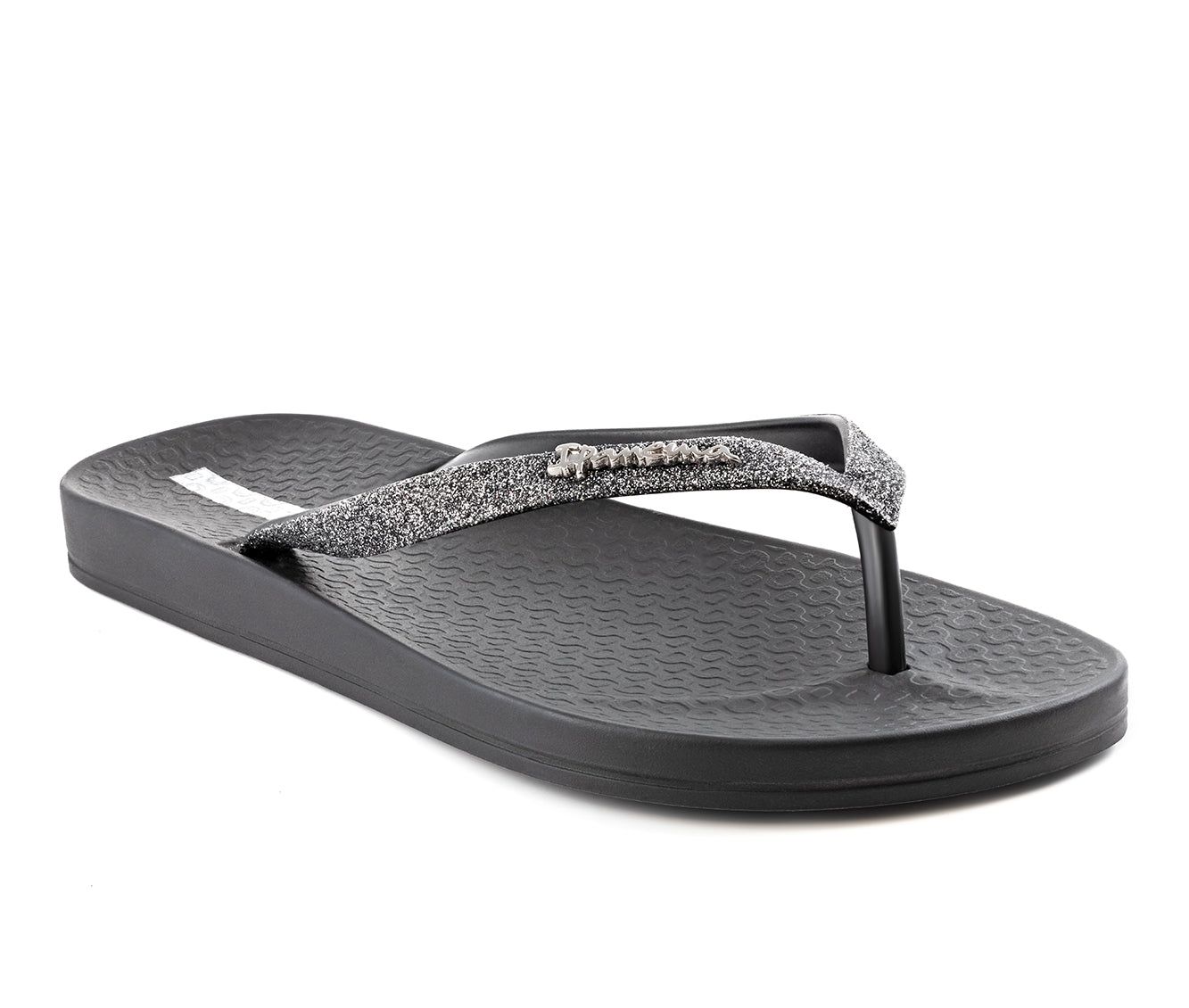 Ipanema Ana Sparkle Teenslippers Dames Zwart | 35264-IKZU