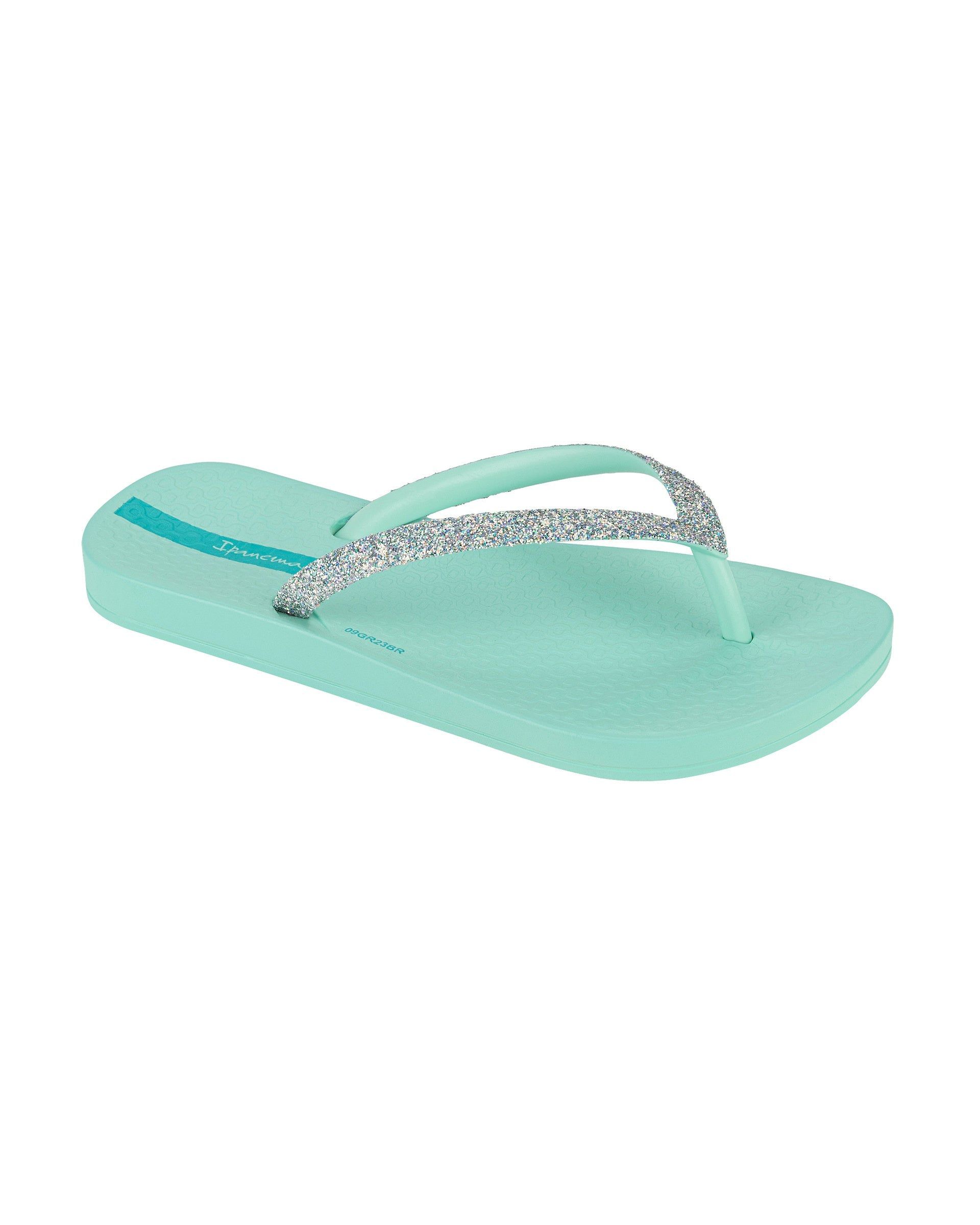 Ipanema Ana Sparkle Teenslippers Kinderen Groen Groen | 46927-LBSR