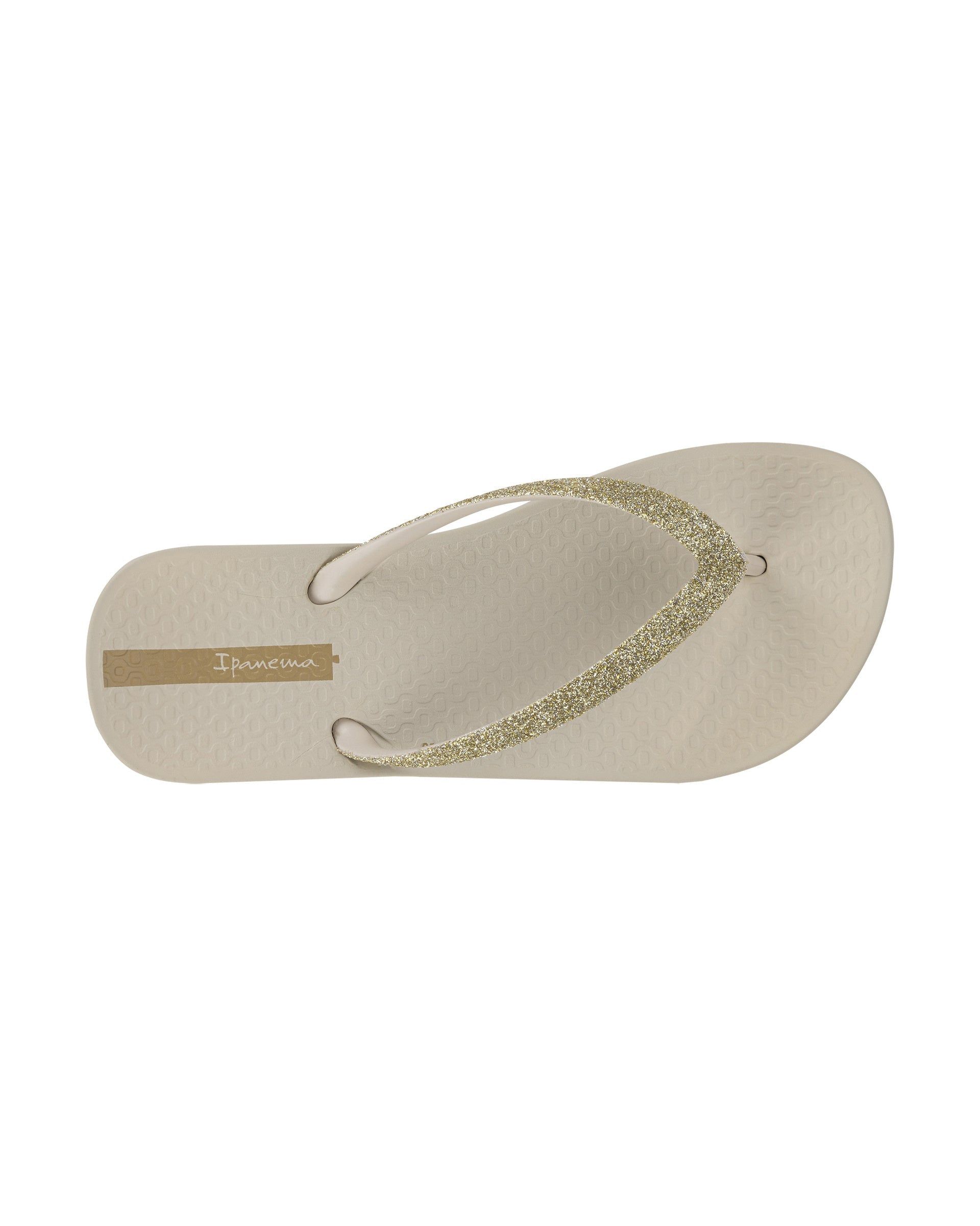 Ipanema Ana Sparkle Teenslippers Kinderen Beige Beige | 61725-ENBR