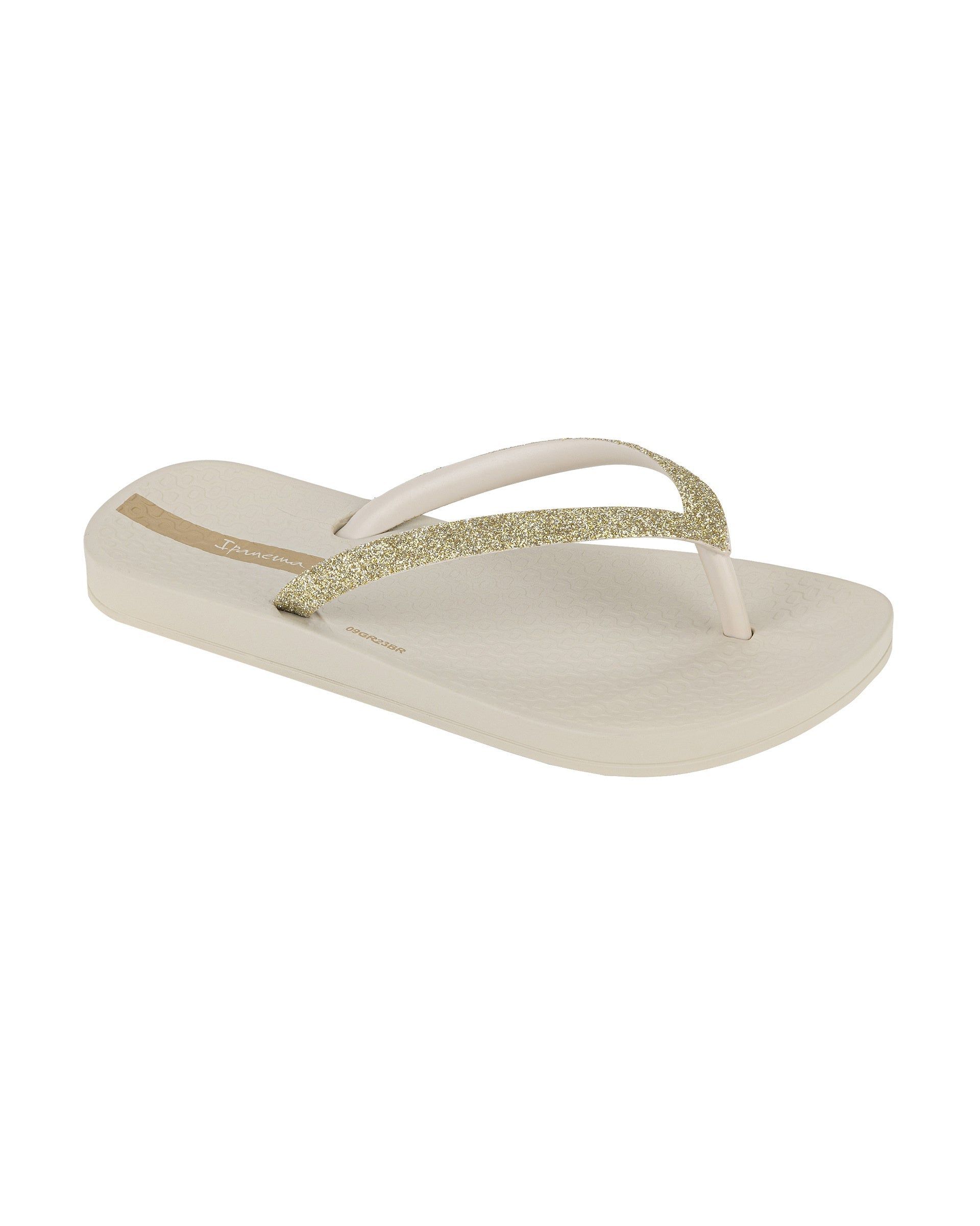 Ipanema Ana Sparkle Teenslippers Kinderen Beige Beige | 61725-ENBR