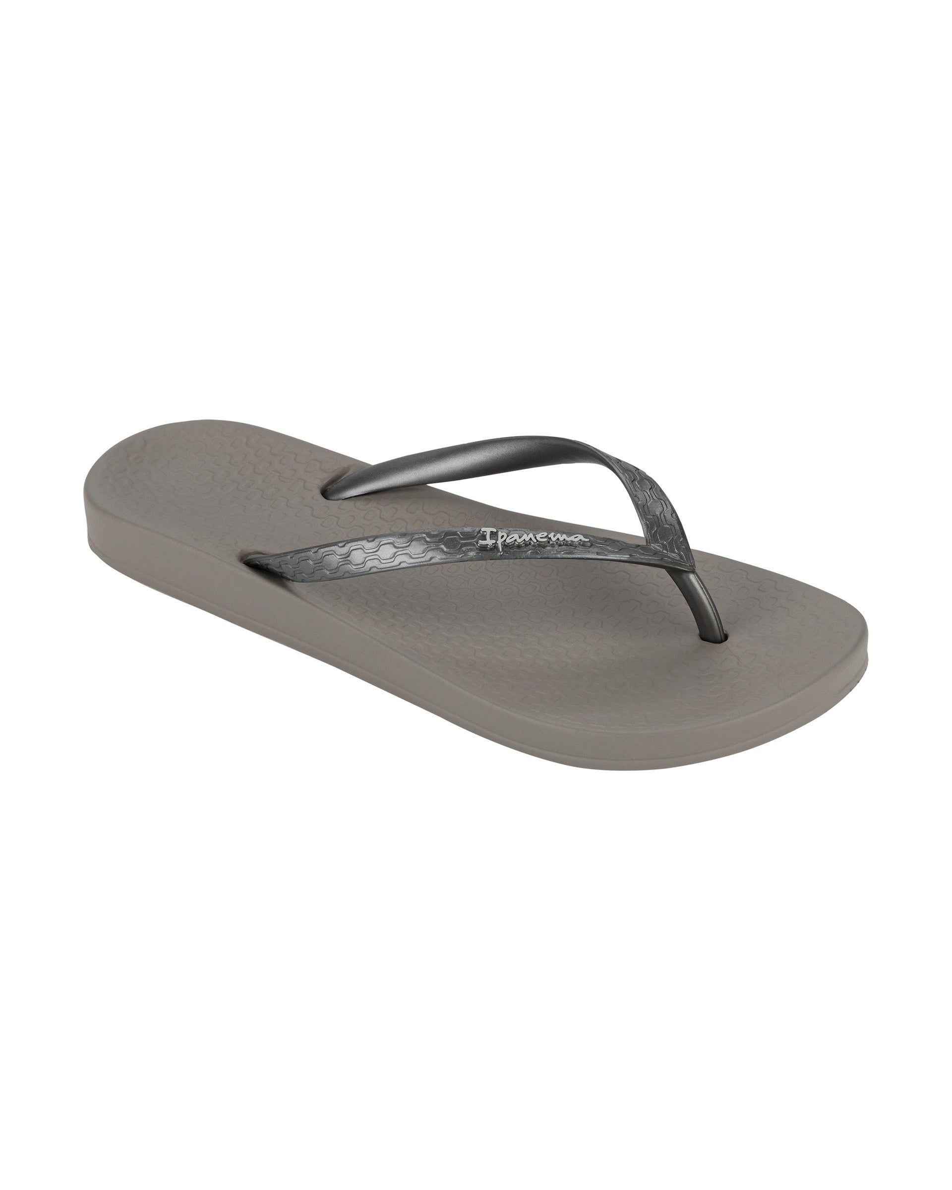 Ipanema Ana Tan Teenslippers Dames Donkergrijs Zilver | 03912-RJPN