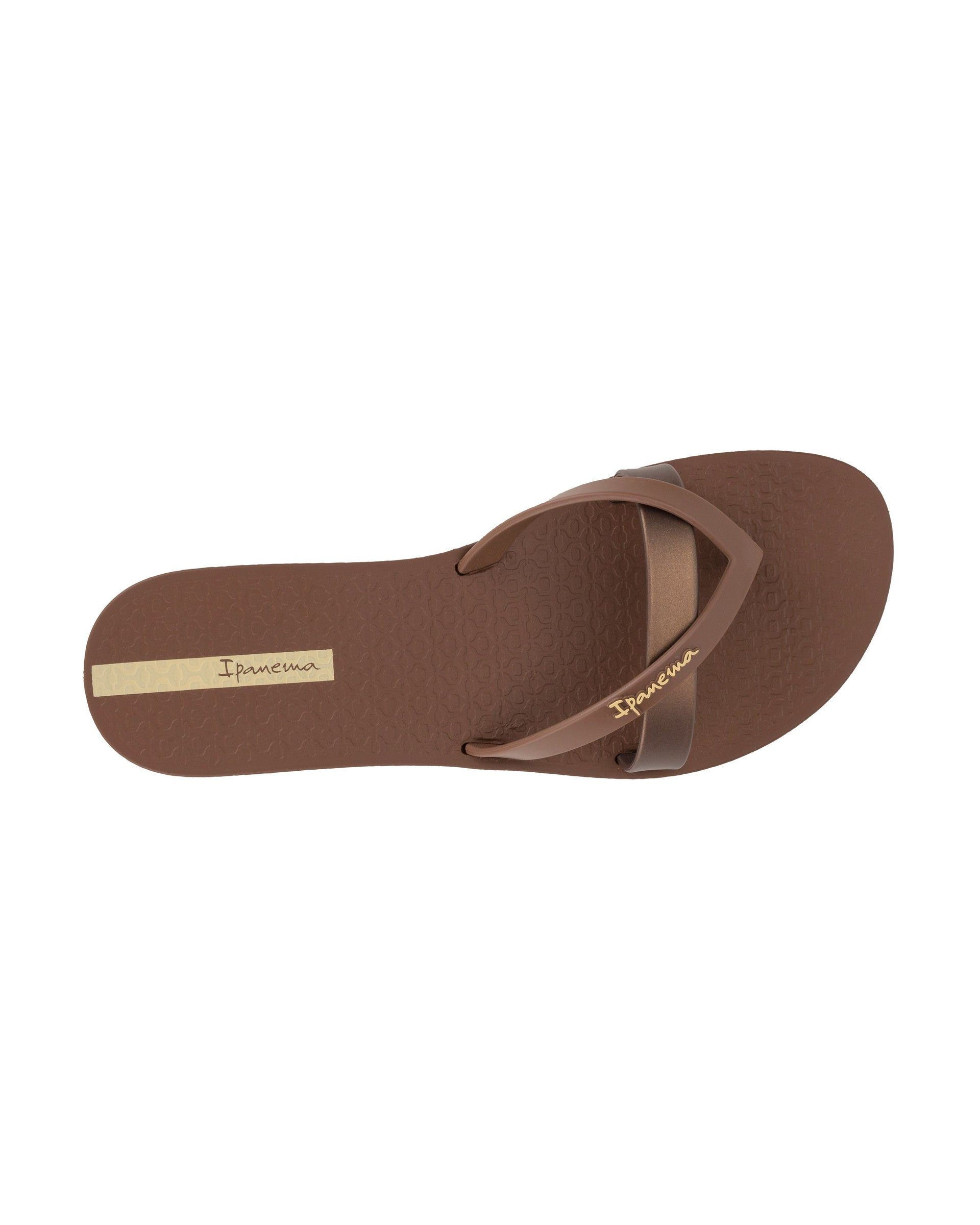 Ipanema Kirei Teenslippers Dames Bruin Bruin | 68470-SQNB