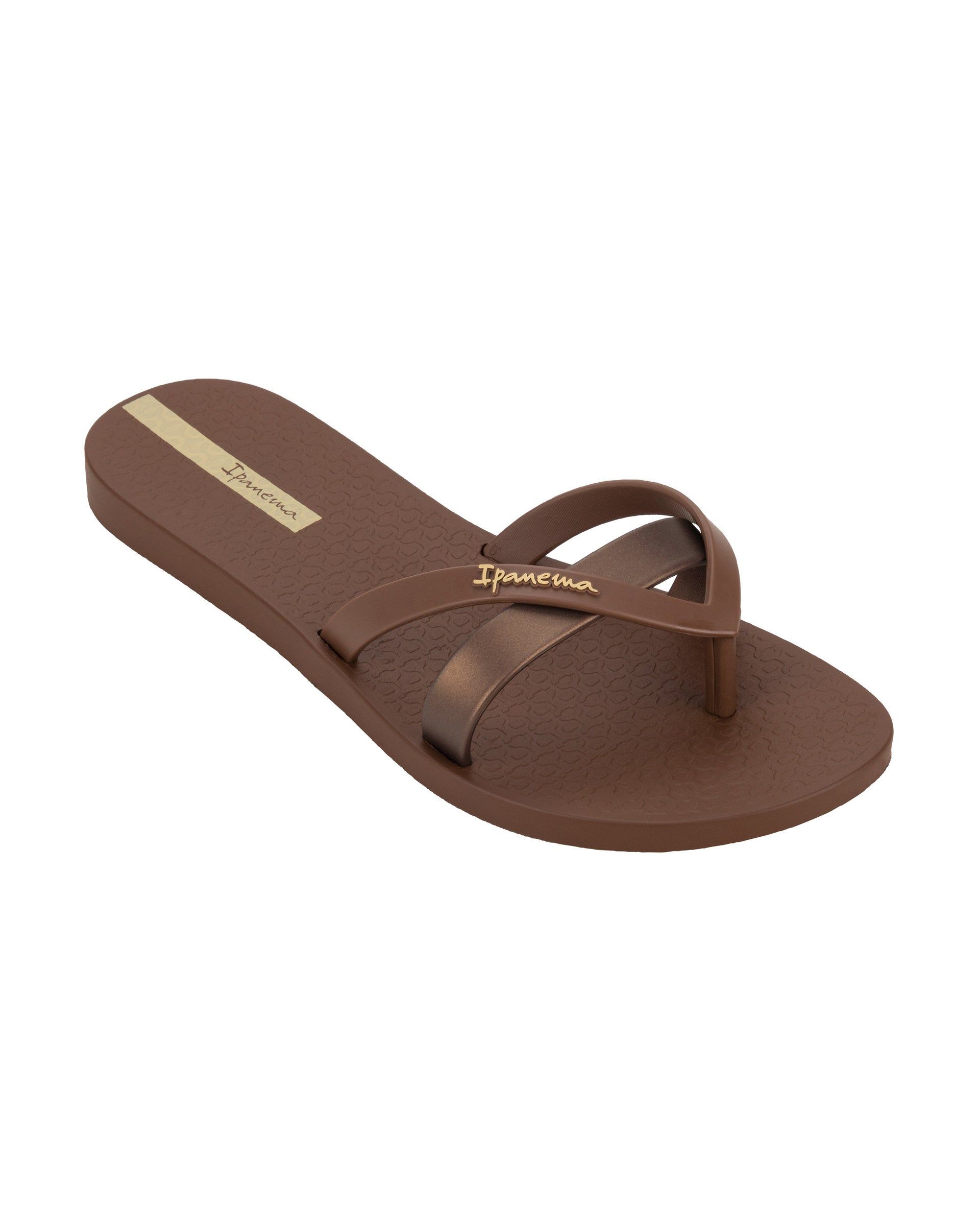 Ipanema Kirei Teenslippers Dames Bruin Bruin | 68470-SQNB