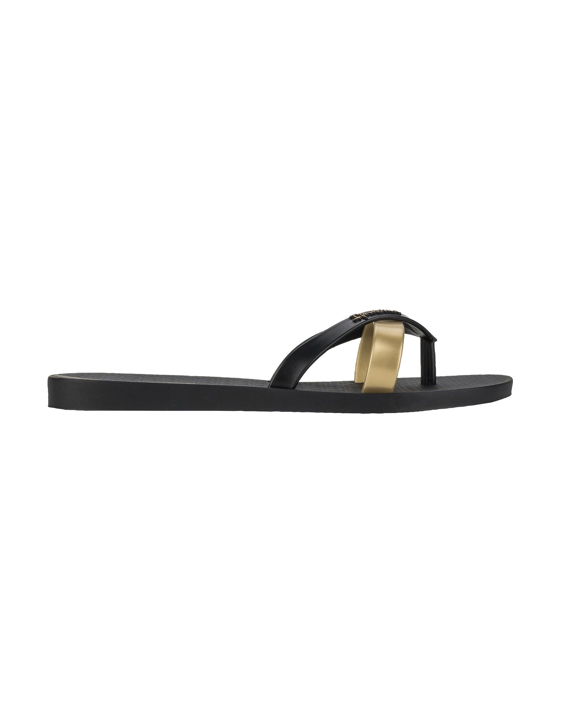 Ipanema Kirei Teenslippers Dames Zwart Goud | 39706-MPDW