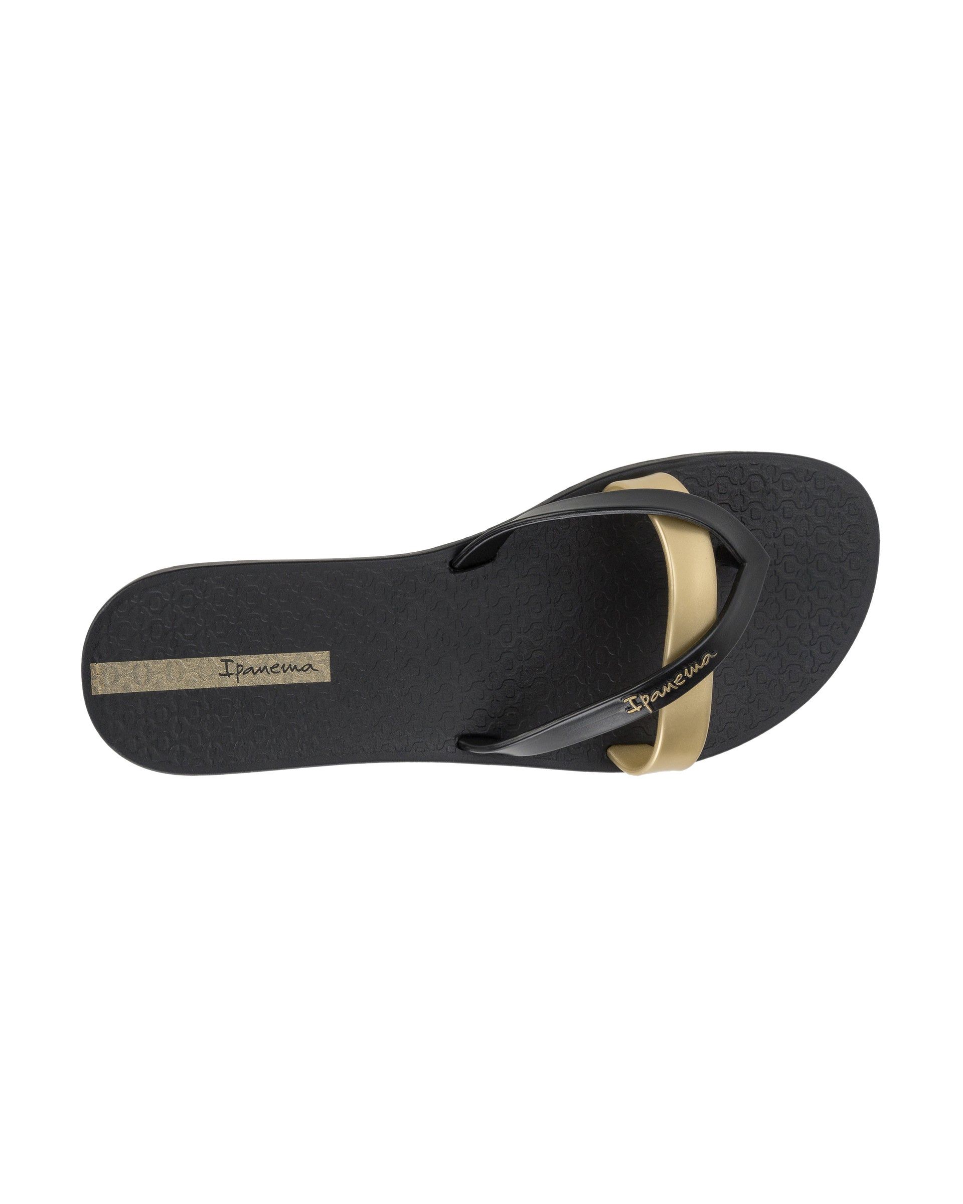 Ipanema Kirei Teenslippers Dames Zwart Goud | 39706-MPDW