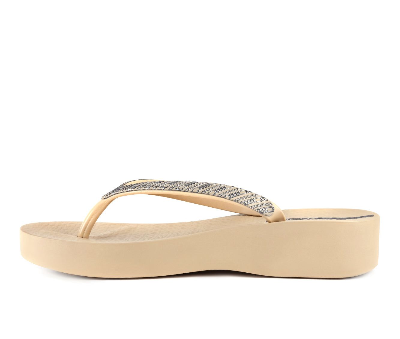 Ipanema Mesh Teenslippers Dames Beige Zilver | 21943-OXHN