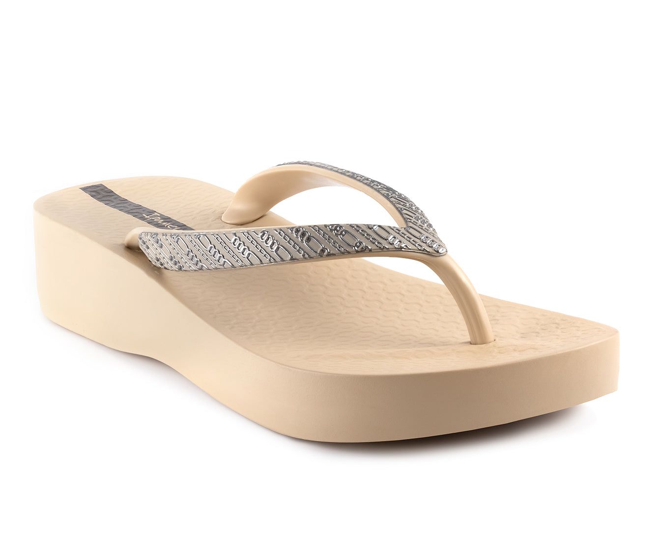 Ipanema Mesh Teenslippers Dames Beige Zilver | 21943-OXHN