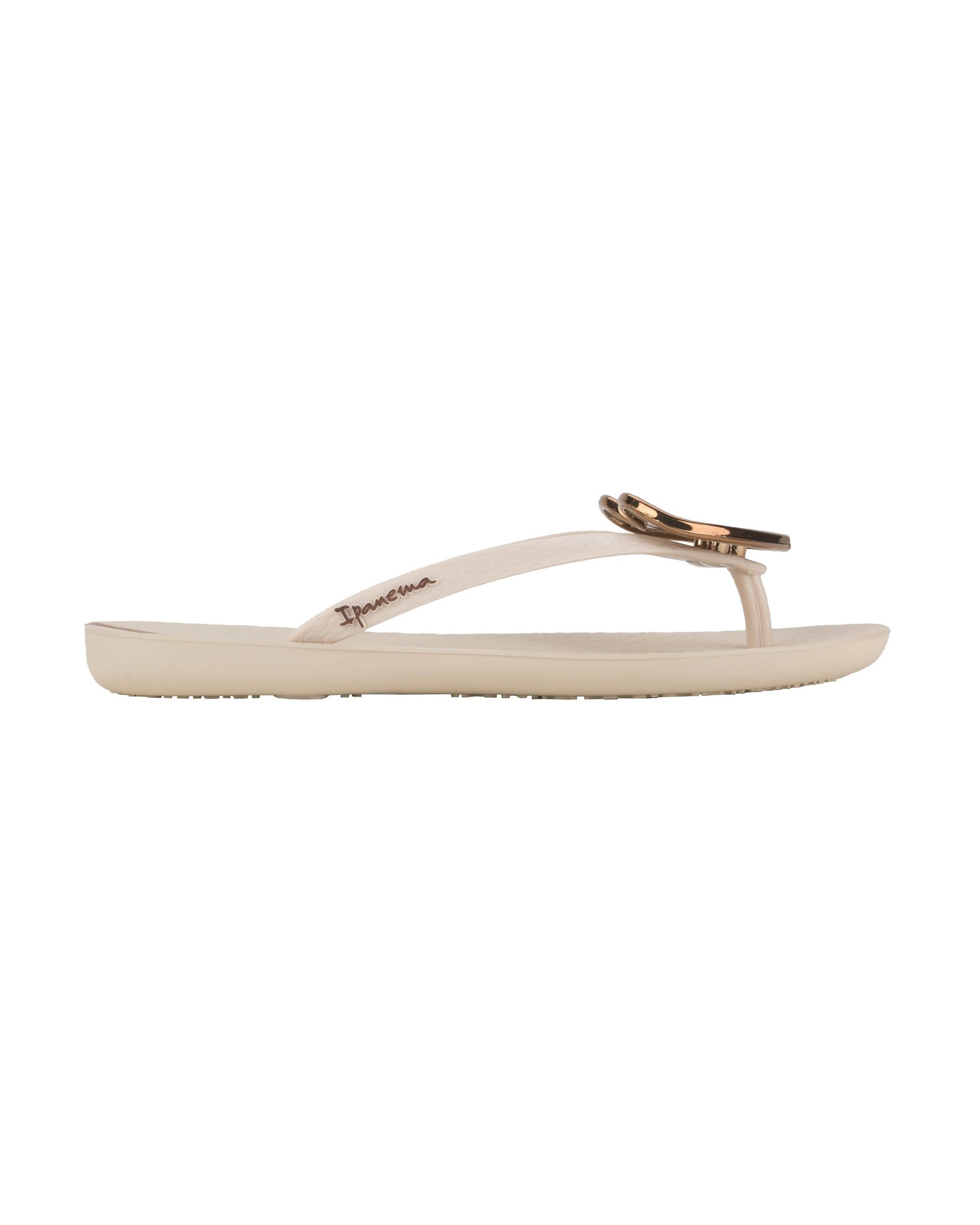 Ipanema Wave Heart Teenslippers Dames Beige Bruin | 20639-JECG