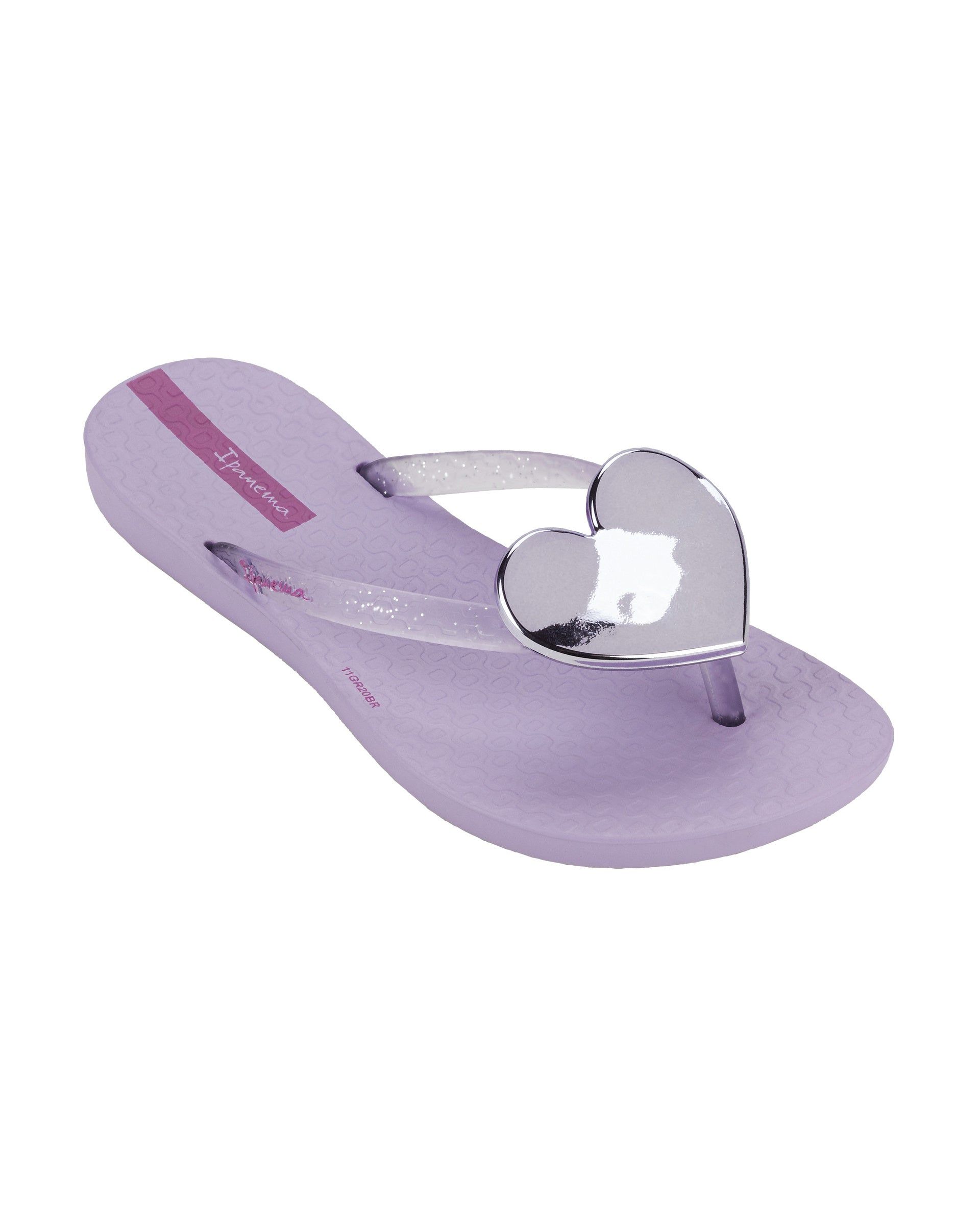 Ipanema Wave Heart Teenslippers Kinderen Paars Paars | 05631-SEZD